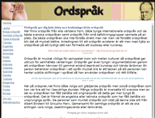 Tablet Screenshot of ordsprak.net